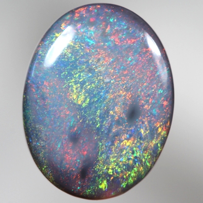 SOLID BLACK OPAL Loads of burning fire SEE VIDEO